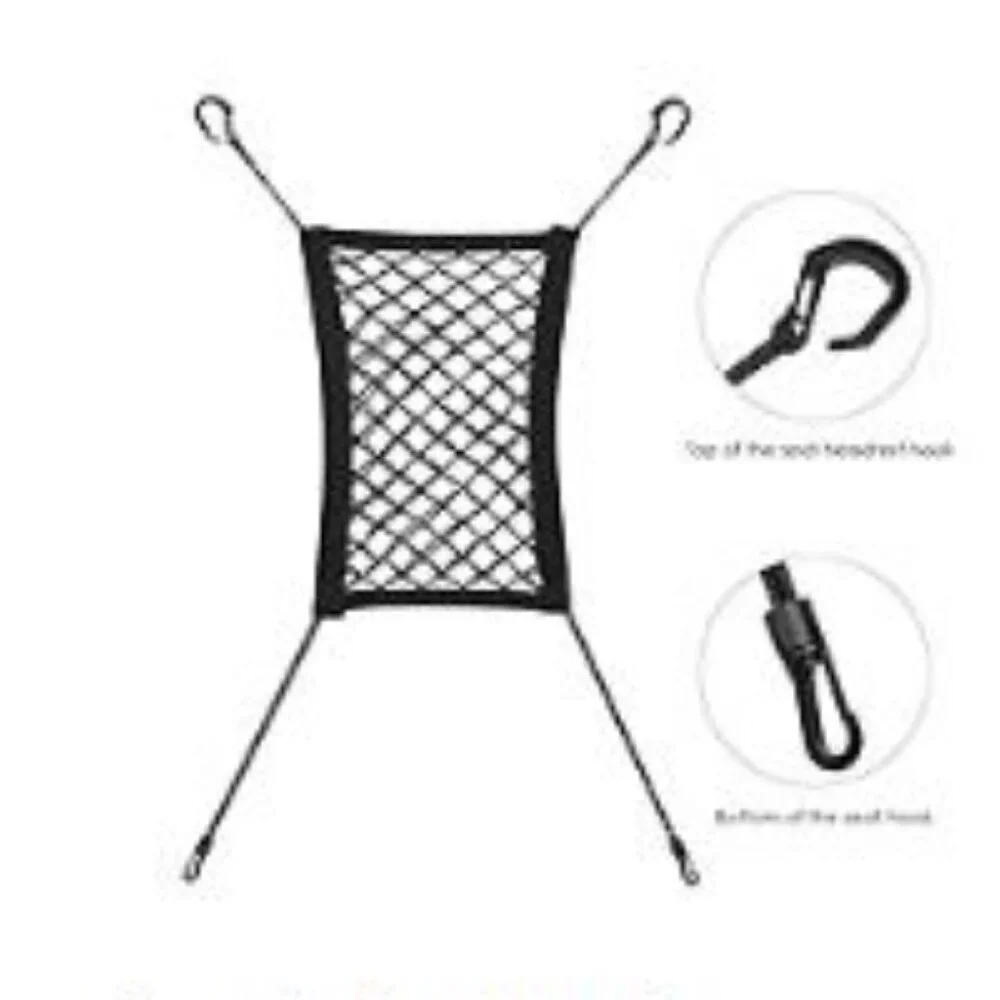 New Dog Barrier Safety Car Net Stretchy Car Seat Organizer Universal